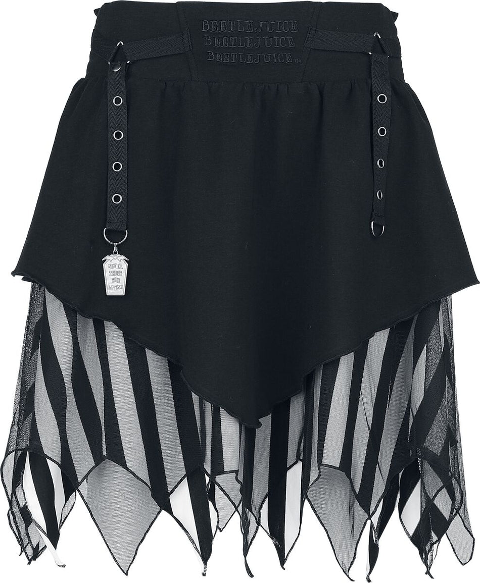 Jupe courte  de Beetlejuice - Never Trust the Living - XS à XXL - pour Femme - noir - Beetlejuice