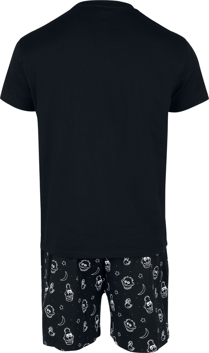 Pyjama  de Sesame Street - Ernie und Bert - Moonlight - S à 3XL - pour Homme - multicolore - Sesame Street - View 2