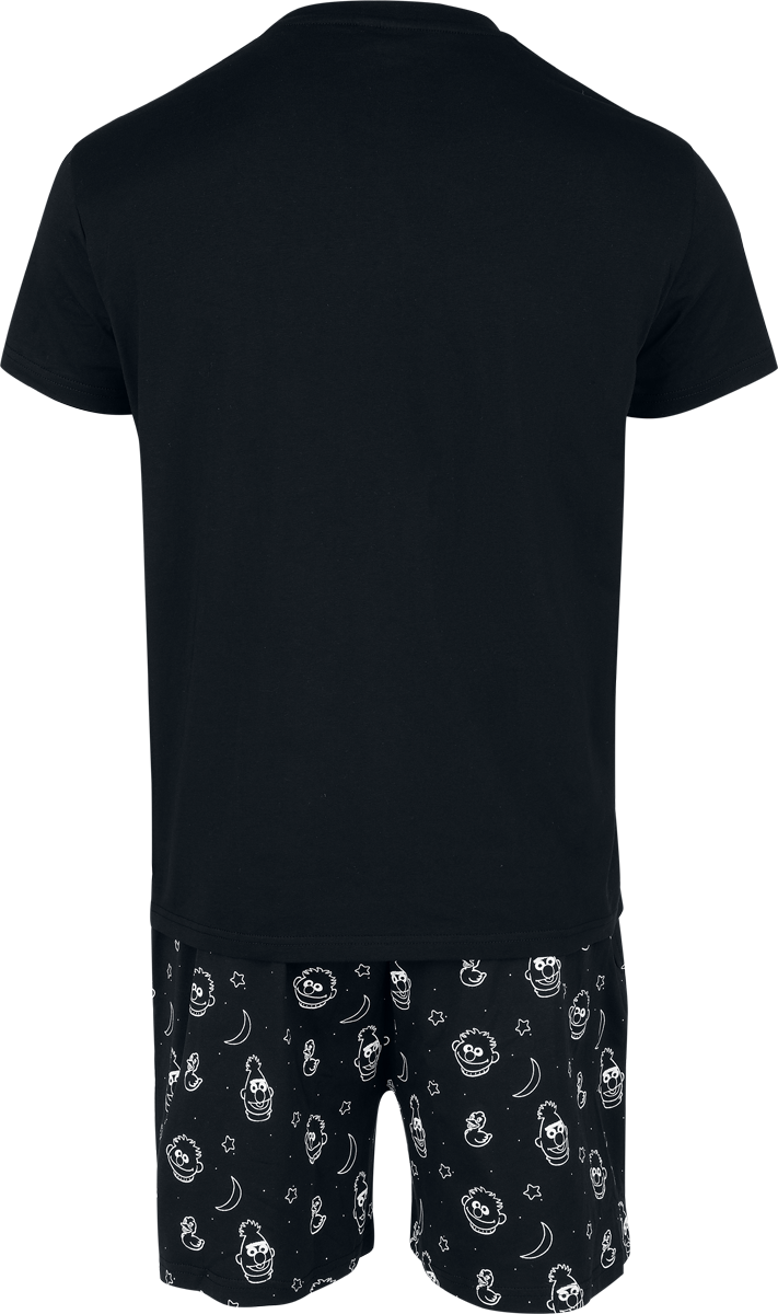 Pyjama  de Sesame Street - Ernie und Bert - Moonlight - S à 3XL - pour Homme - multicolore - Sesame Street - View 2
