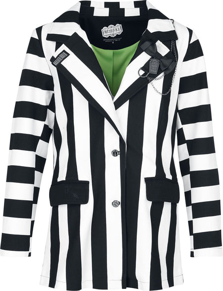 Blazer  de Beetlejuice - Never Trust the Living - S à XXL - pour Femme - noir/blanc - Beetlejuice
