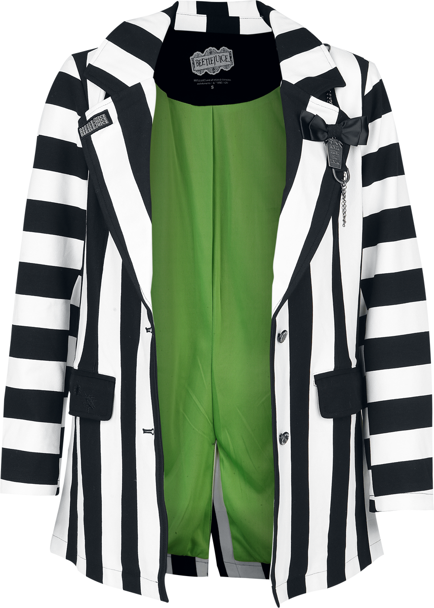 Blazer  de Beetlejuice - Never Trust the Living - S à XXL - pour Femme - noir/blanc - Beetlejuice - View 2