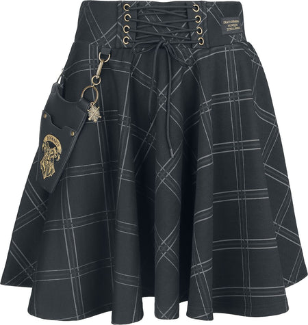 Jupe courte  de Harry Potter - Dark Academia Nocturnal Stroll with Magic - S à XXL - pour Femme - multicolore - Harry Potter