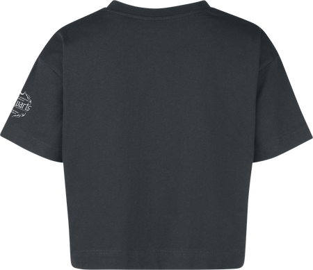 T-Shirt Manches courtes  de Harry Potter - Dark Academia Nocturnal Stroll at Hogwarts - S à XXL - pour Femme - noir - Harry Potter - View 2