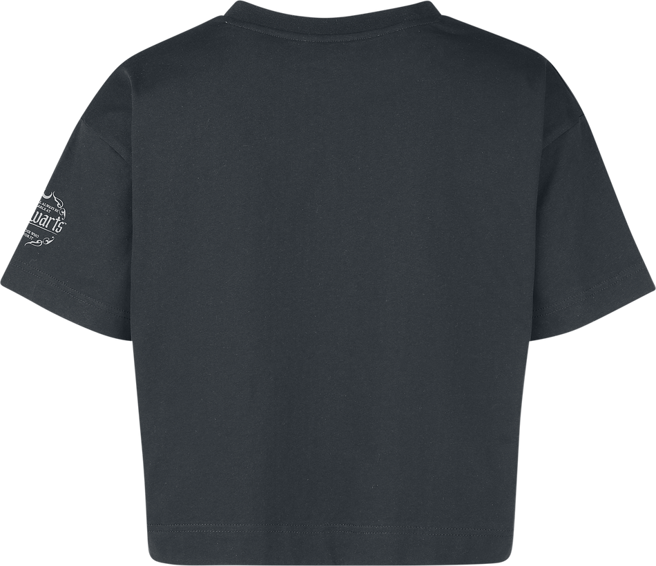 T-Shirt Manches courtes  de Harry Potter - Dark Academia Nocturnal Stroll at Hogwarts - S à XXL - pour Femme - noir - Harry Potter - View 2