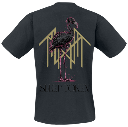 T-Shirt Manches courtes  de Sleep Token - Flamingo - 3D Print - S à 4XL - pour Homme - noir - Sleep Token - View 2