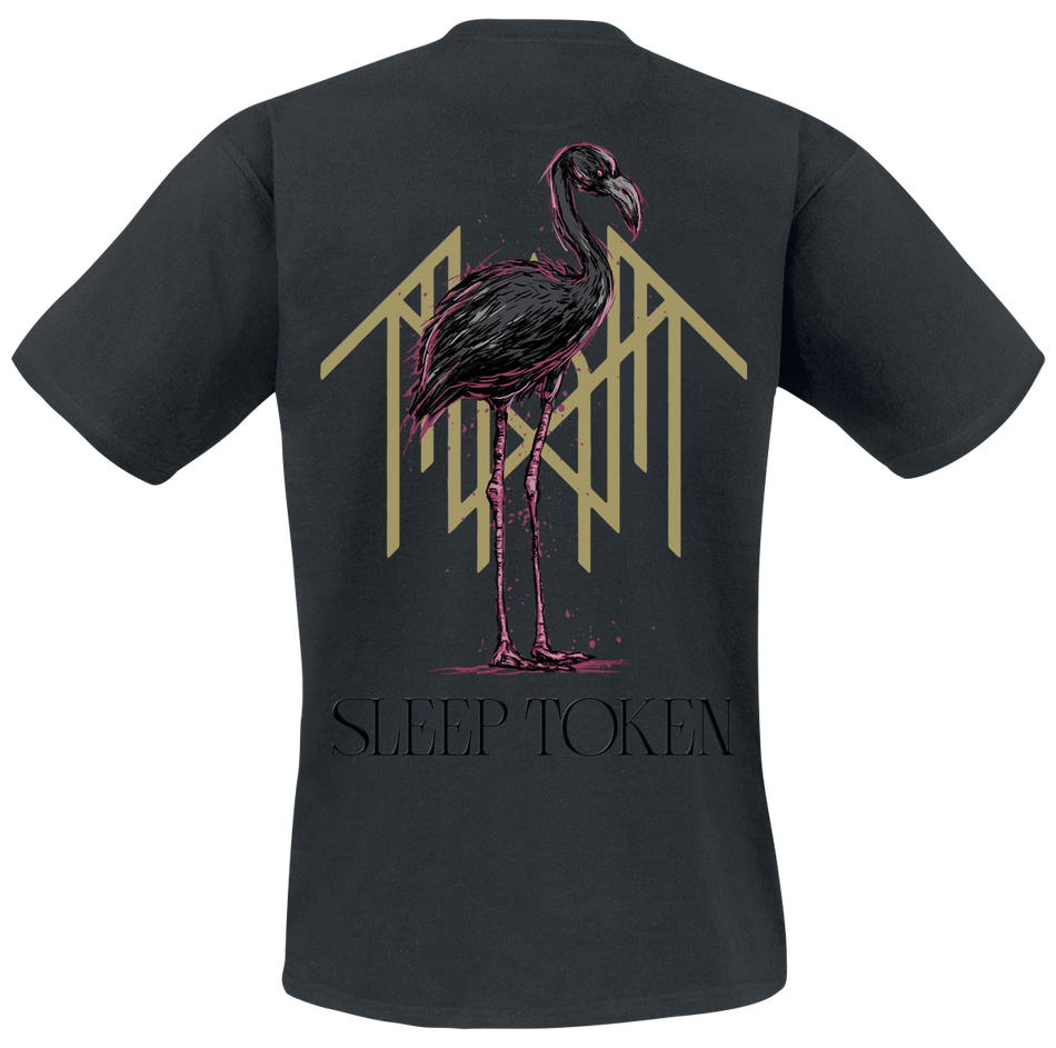T-Shirt Manches courtes  de Sleep Token - Flamingo - 3D Print - S à 4XL - pour Homme - noir - Sleep Token - View 2