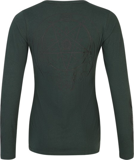 T-shirt manches longues  de Supernatural - Moons and Salt Circles - S à XXL - pour Femme - vert - Supernatural - View 2