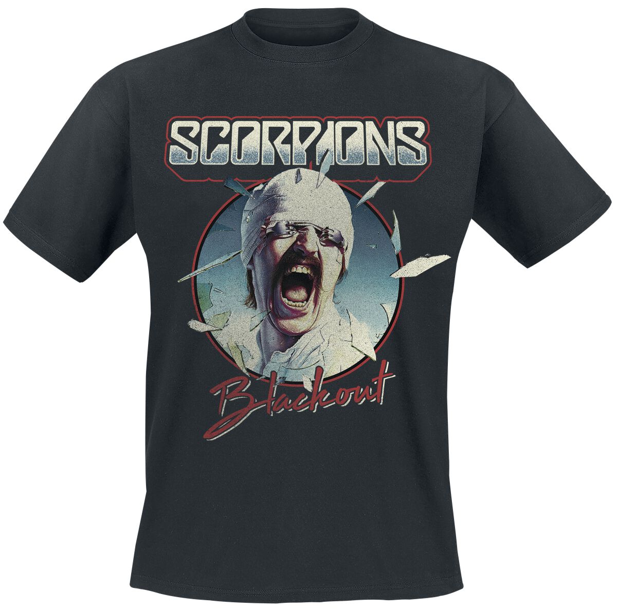 T-Shirt Manches courtes  de Scorpions - Blackout Tour 1982 - S à 3XL - pour Homme - noir - Scorpions