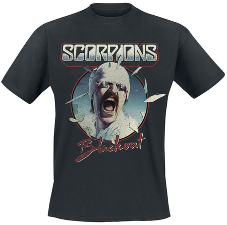 T-Shirt Manches courtes  de Scorpions - Blackout Tour 1982 - S à 3XL - pour Homme - noir - Scorpions