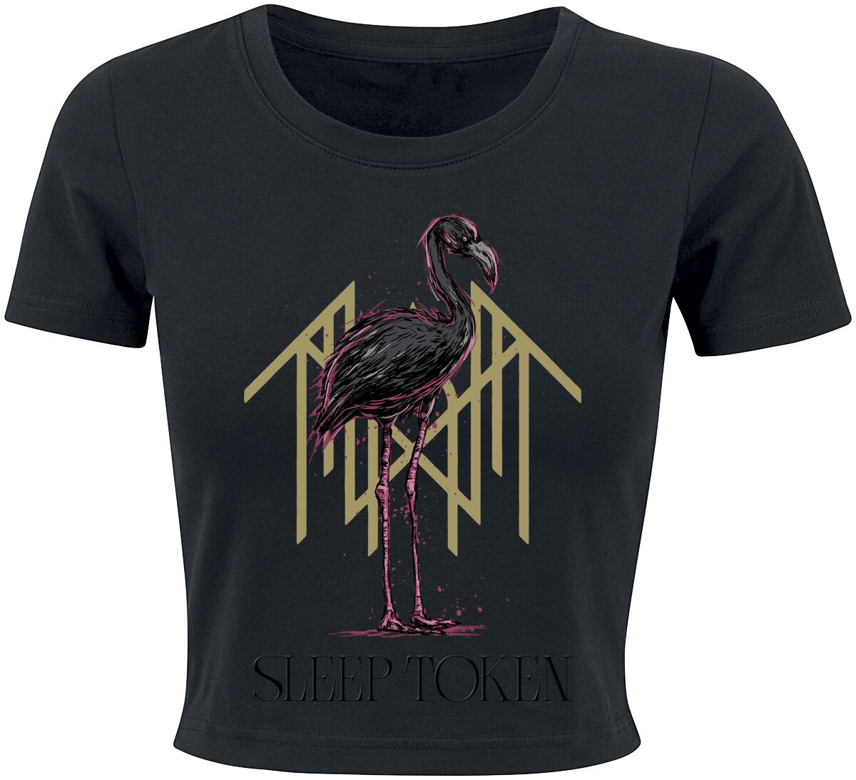 T-Shirt Manches courtes  de Sleep Token - Flamingo - S à 3XL - pour Femme - noir - Sleep Token