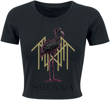 T-Shirt Manches courtes  de Sleep Token - Flamingo - S à 3XL - pour Femme - noir - Sleep Token