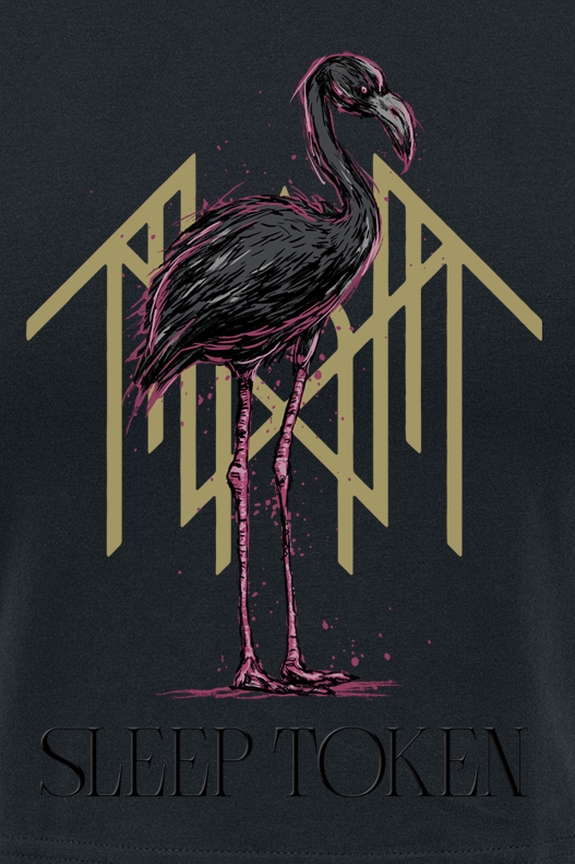 T-Shirt Manches courtes  de Sleep Token - Flamingo - M à 3XL - pour Femme - noir - Sleep Token - View 2