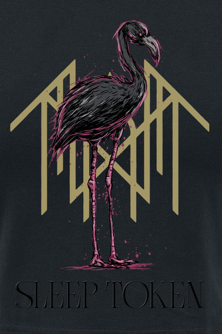 T-Shirt Manches courtes  de Sleep Token - Flamingo - M à 3XL - pour Femme - noir - Sleep Token - View 2
