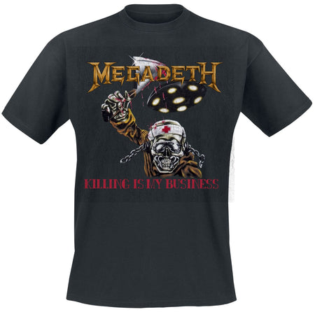 T-Shirt Manches courtes  de Megadeth - Killing Vintage Tour - S à 3XL - pour Homme - noir - Megadeth