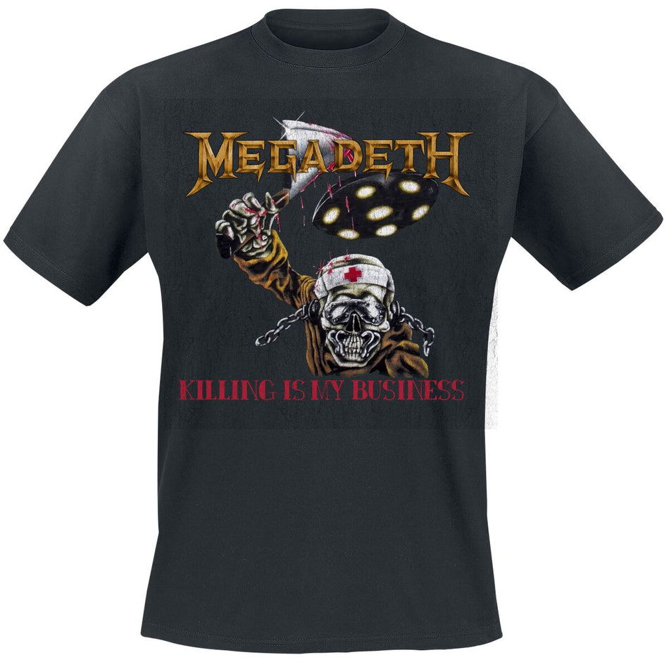 T-Shirt Manches courtes  de Megadeth - Killing Vintage Tour - S à 3XL - pour Homme - noir - Megadeth