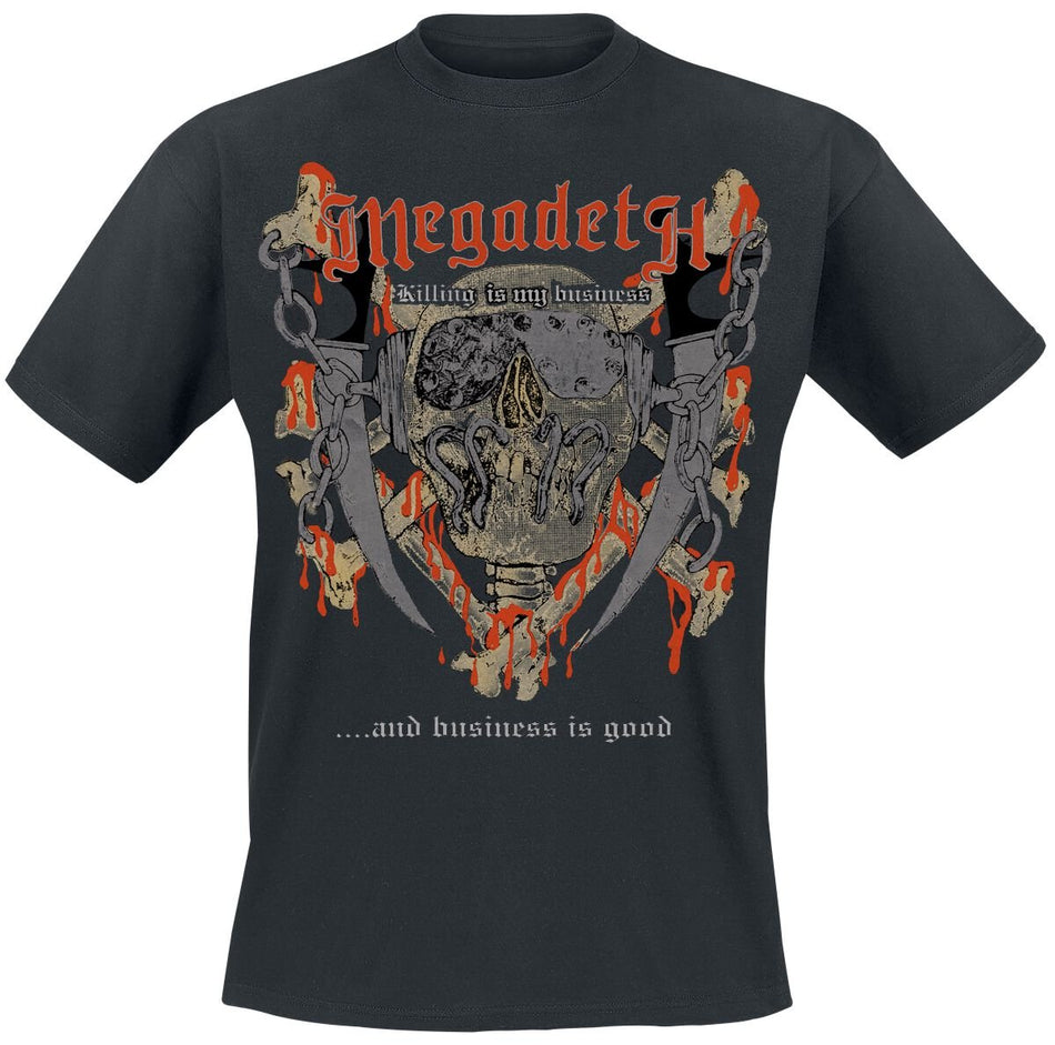 T-Shirt Manches courtes  de Megadeth - Vintage Killing - S à 3XL - pour Homme - noir - Megadeth