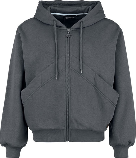 Sweat-shirt zippé à capuche  de Supernatural - Moons and Salt Circles - S à XXL - pour Femme - gris - Supernatural