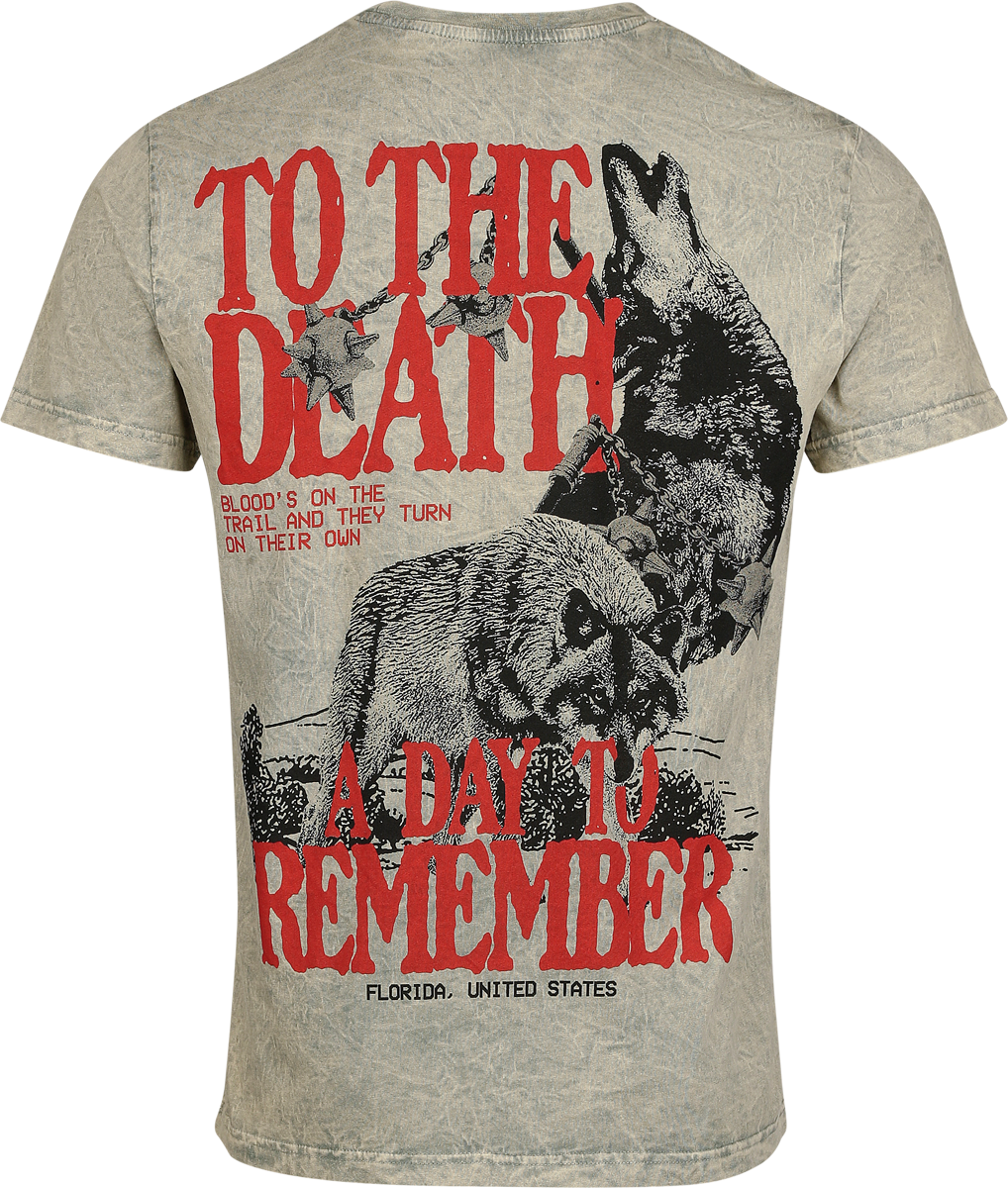 T-Shirt Manches courtes  de A Day To Remember - To The Death - S à 3XL - pour Homme - beige - A Day To Remember - View 2
