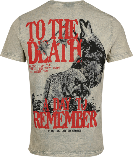 T-Shirt Manches courtes  de A Day To Remember - To The Death - S à 3XL - pour Homme - beige - A Day To Remember - View 2