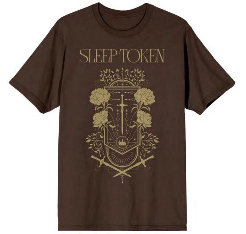 T-Shirt Manches courtes  de Sleep Token - Damocles 2 - S à 4XL - pour Homme - marron - Sleep Token