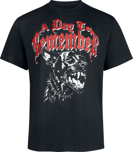 T-Shirt Manches courtes  de A Day To Remember - Hound - S à XXL - pour Homme - noir - A Day To Remember