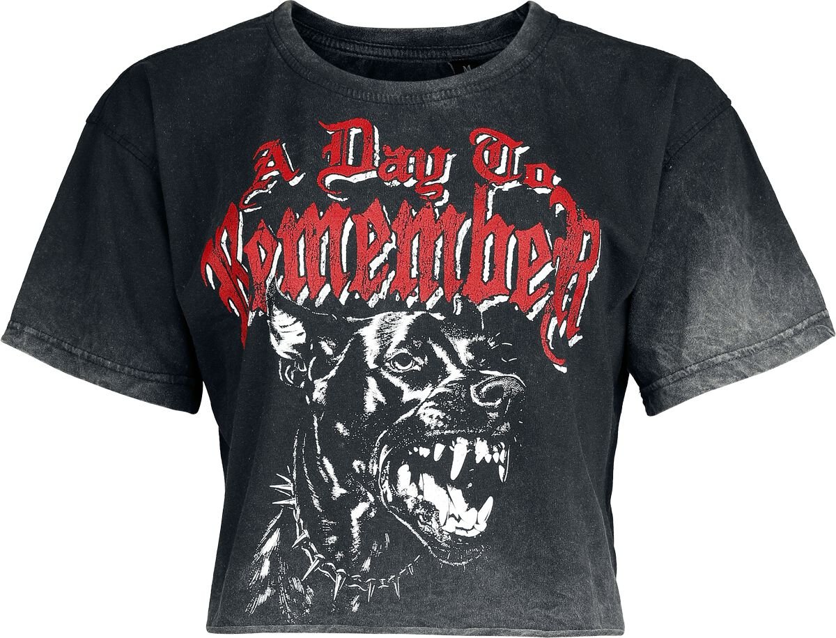 T-Shirt Manches courtes  de A Day To Remember - Hound - S à XXL - pour Femme - gris - A Day To Remember