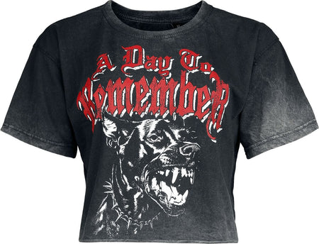 T-Shirt Manches courtes  de A Day To Remember - Hound - S à XXL - pour Femme - gris - A Day To Remember
