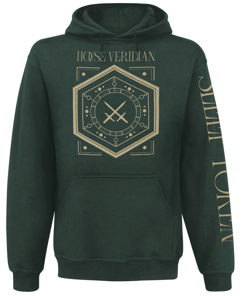 Sweat-shirt à capuche  de Sleep Token - House Veridian - S à 4XL - pour Homme - vert - Sleep Token