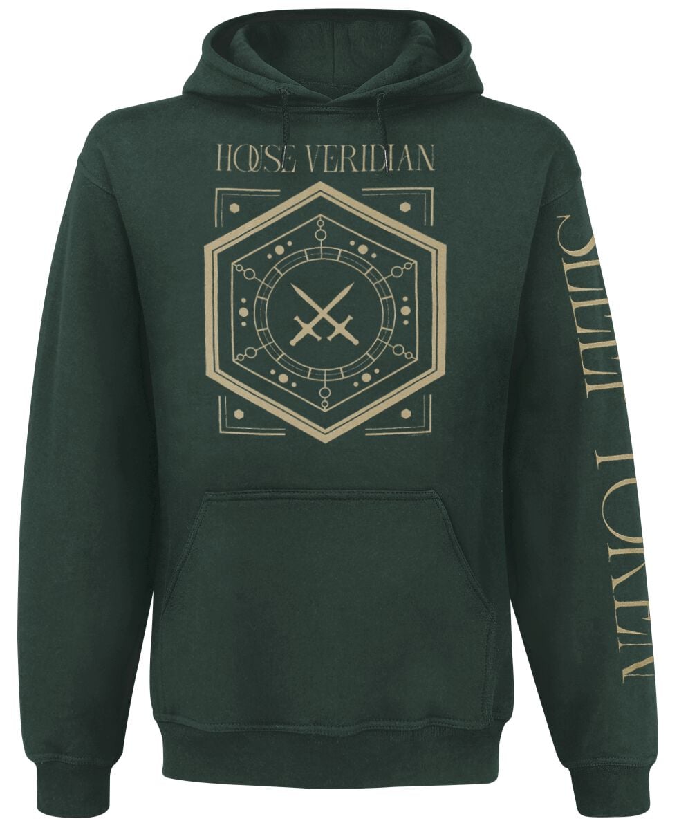 Sweat-shirt à capuche  de Sleep Token - House Veridian - S à 4XL - pour Homme - vert - Sleep Token