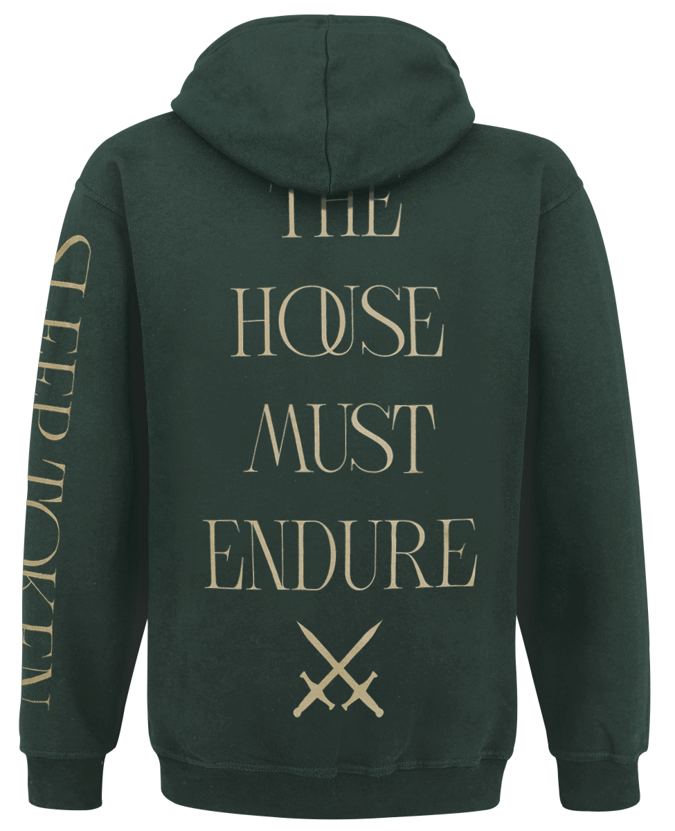 Sweat-shirt à capuche  de Sleep Token - House Veridian - S à 4XL - pour Homme - vert - Sleep Token - View 2