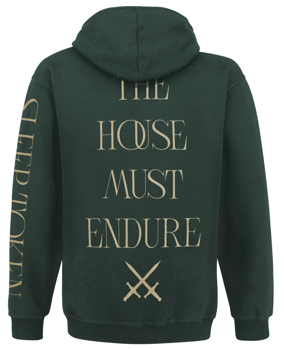 Sweat-shirt à capuche  de Sleep Token - House Veridian - S à 4XL - pour Homme - vert - Sleep Token - View 2