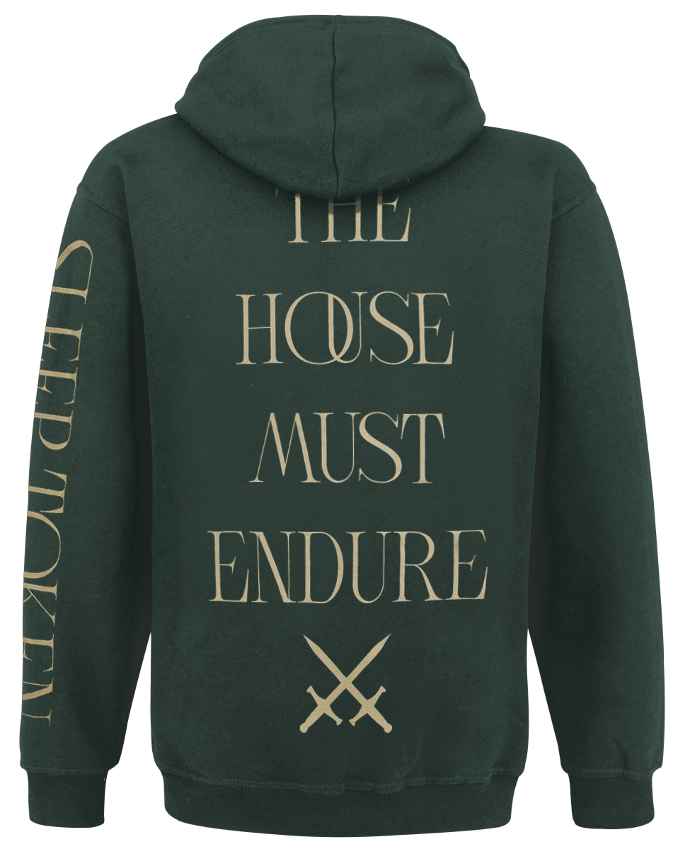 Sweat-shirt à capuche  de Sleep Token - House Veridian - S à 4XL - pour Homme - vert - Sleep Token - View 2