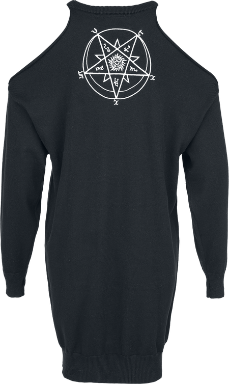 Robe courte  de Supernatural - Moons and Salt Circles - S à XXL - pour Femme - noir - Supernatural - View 2