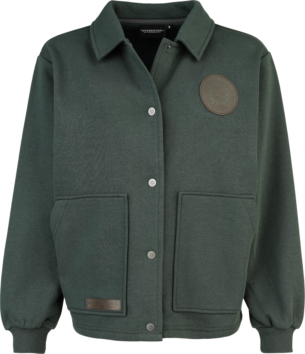 Gilets & Ponchos  de Supernatural - Moons and Salt Circles - S à XXL - pour Femme - vert - Supernatural - View 2