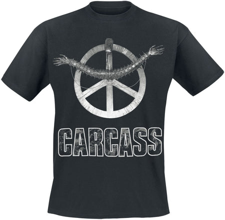 T-Shirt Manches courtes  de Carcass - Heartwork - S à XXL - pour Homme - noir - Carcass