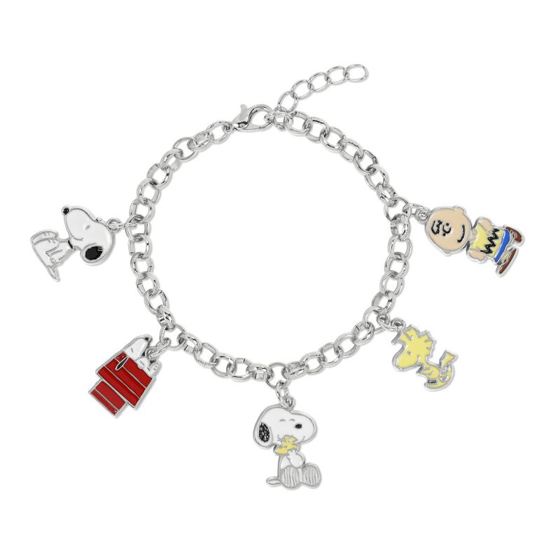 Bracelet  de Snoopy - Characters - pour Femme - couleur argent - Snoopy