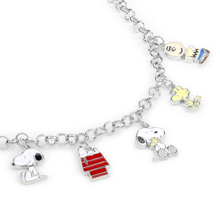 Bracelet  de Snoopy - Characters - pour Femme - couleur argent - Snoopy - View 2