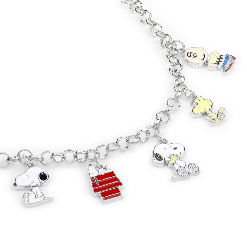 Bracelet  de Snoopy - Characters - pour Femme - couleur argent - Snoopy - View 2