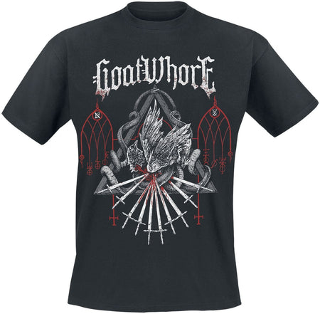 T-Shirt Manches courtes  de Goatwhore - Angels Hung From The Arches Of Heaven - S à XL - pour Homme - noir - Goatwhore