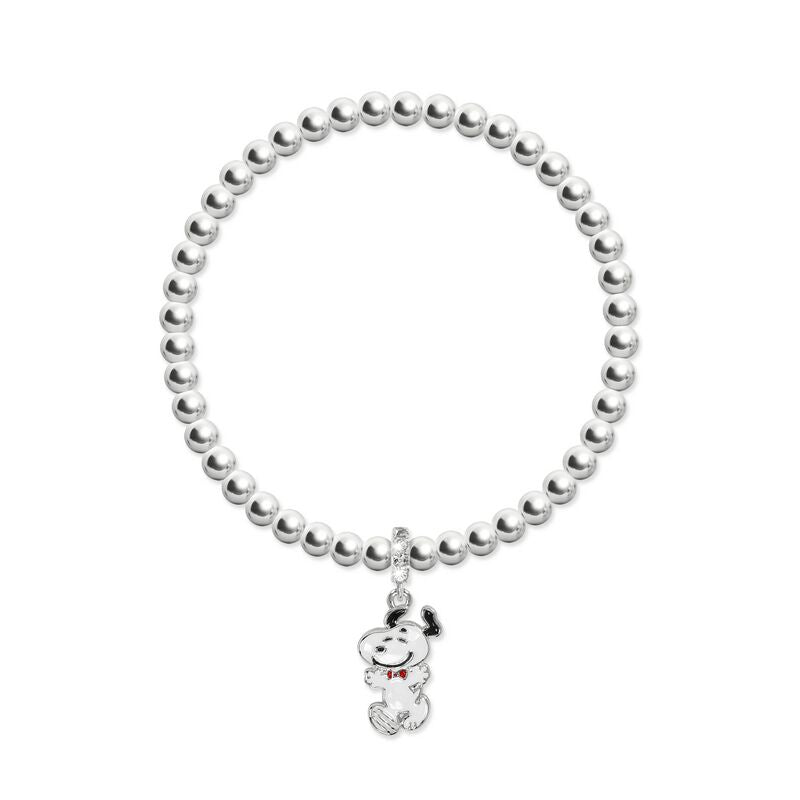 Bracelet  de Snoopy - pour Femme - couleur argent - Snoopy