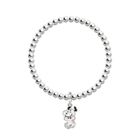 Bracelet  de Snoopy - pour Femme - couleur argent - Snoopy