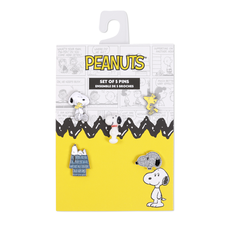 Pin's  de Snoopy - Snoopy & Woodstock - Lot de 5 Pins - pour Femme - multicolore - Snoopy - View 2