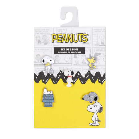 Pin's  de Snoopy - Snoopy & Woodstock - Lot de 5 Pins - pour Indifférent - multicolore - Snoopy - View 2