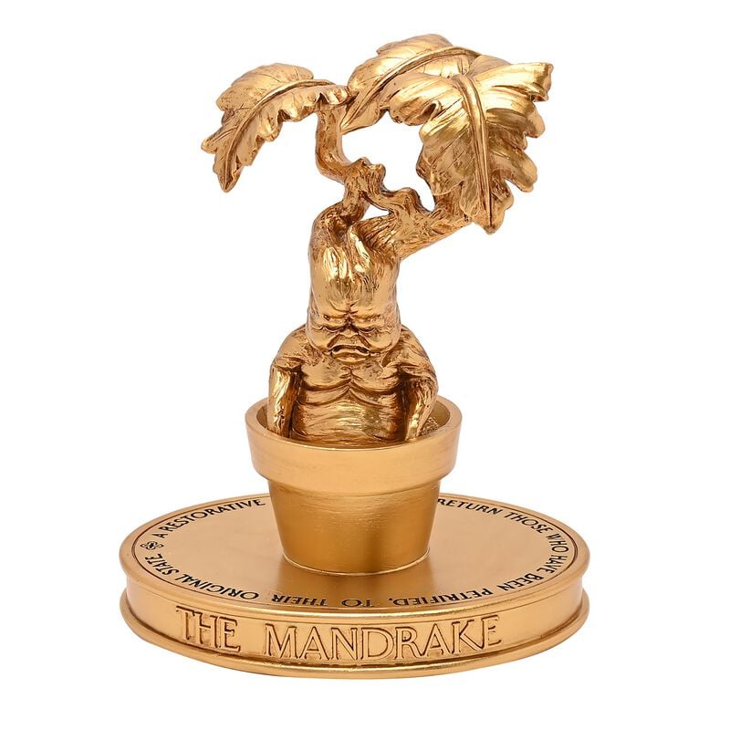 Statuette  de Harry Potter - Mandragore - pour Indifférent - couleur or - Harry Potter