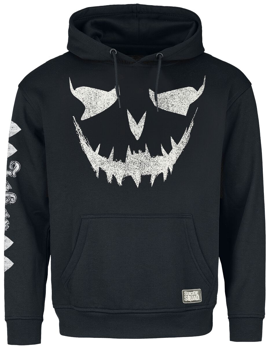 Sweat-shirt à capuche  de Batman - Suicide Squad - Joker Smile - S à XXL - pour Homme - noir - Batman