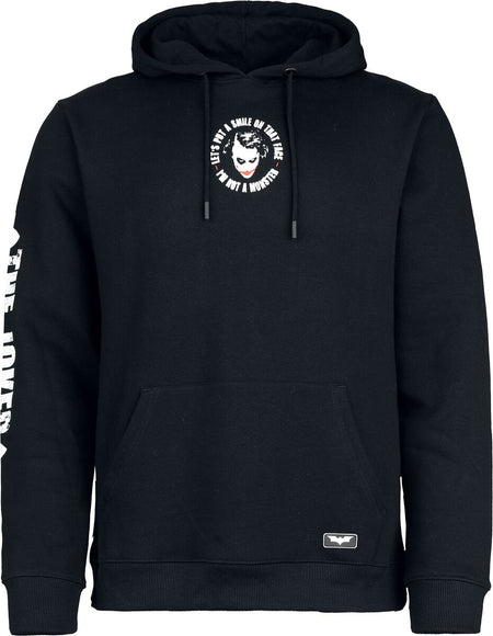 Sweat-shirt à capuche  de Batman - Joker - Let`s Put A Smile On Your Face - S à XXL - pour Homme - noir - Batman