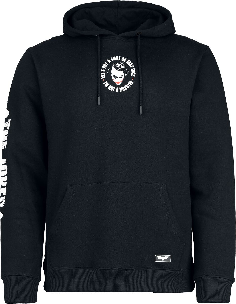 Sweat-shirt à capuche  de Batman - Joker - Let`s Put A Smile On Your Face - S à XXL - pour Homme - noir - Batman