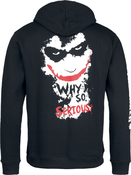 Sweat-shirt à capuche  de Batman - Joker - Let`s Put A Smile On Your Face - S à XXL - pour Homme - noir - Batman - View 2