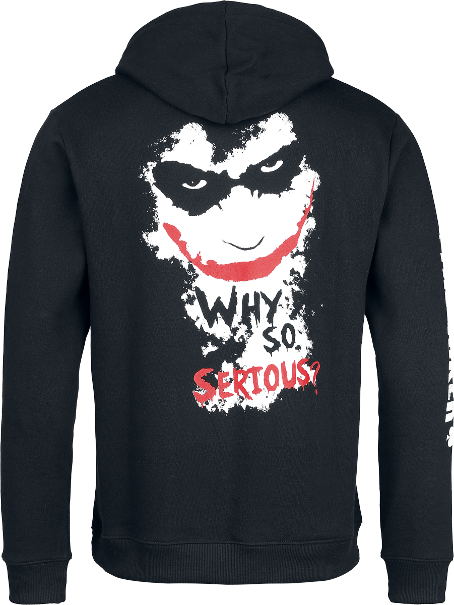 Sweat-shirt à capuche  de Batman - Joker - Let`s Put A Smile On Your Face - S à XXL - pour Homme - noir - Batman - View 2