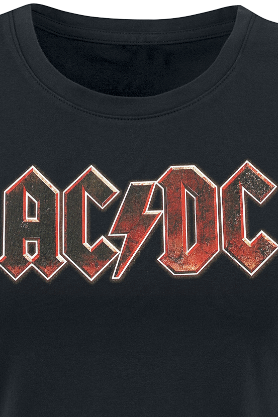 T-Shirt Manches courtes  de AC/DC - Metal Logo - S à XXL - pour Femme - noir - AC/DC - View 2